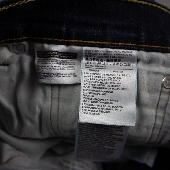 Levi's 541 Dark Indigo Athletic Taper 34x34 - Picture 5 of 8